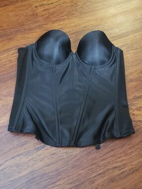 Wacoal Black Underbust Corset Bra B75 Smooth Support Feminine Romantic Fairy
